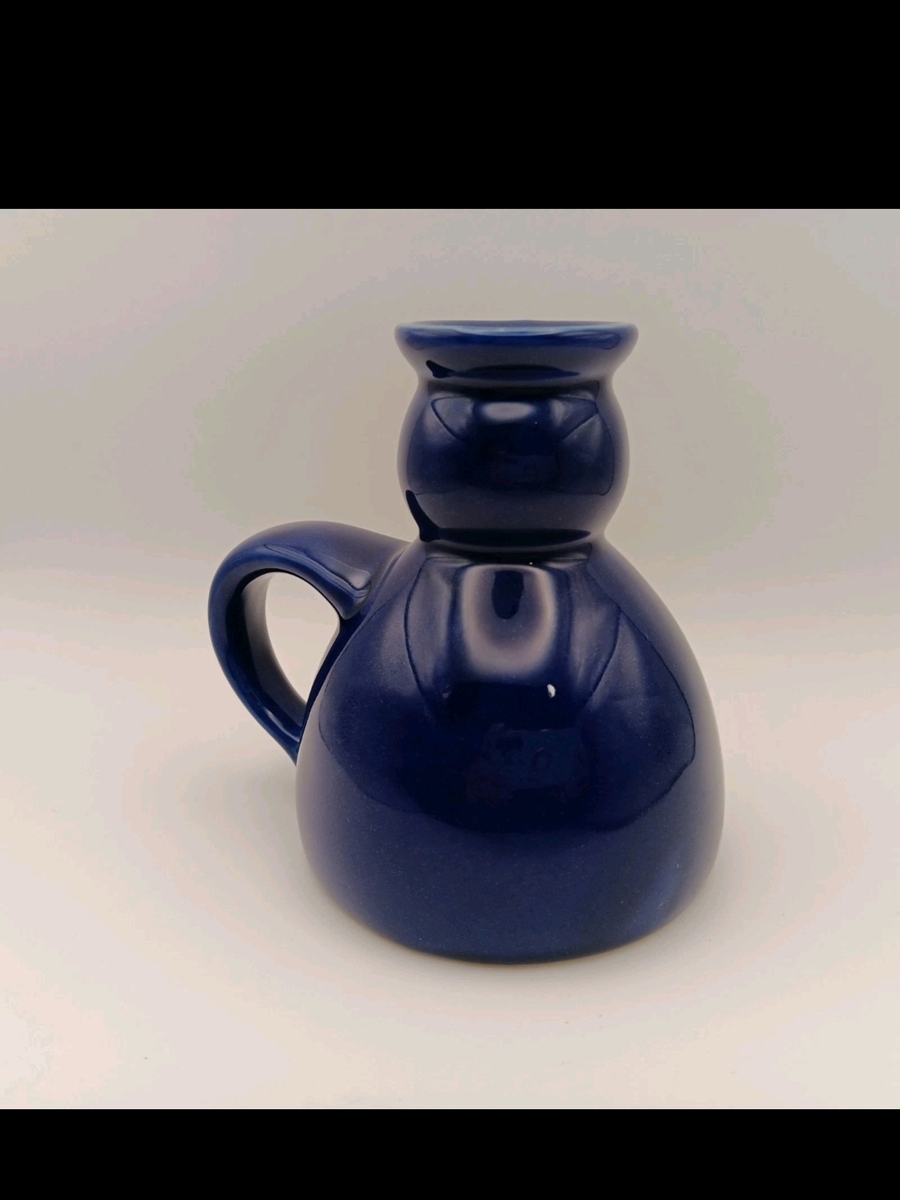 Cobalt Blue Sandstone Candle Holder with Stars - Picture 4 of 14